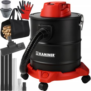 Kaminer HEPA industrijski usisavač za pepeo od kamina od 20 l, vreća za ogrjev, 1600 W