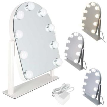 Northix LED ogledalo za šminkanje s 9 žarulja