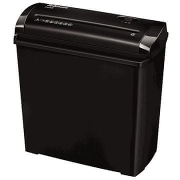 slomart Fellowes P-25S drobilica za papir, 7mm trake, 11L, crna/siva