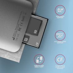 AXAGON Axagon CRE-S3C čitač kartica USB-C 3.2 Gen 1, 3 utora, UHS-II