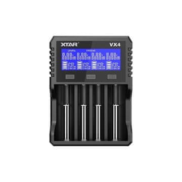 slomart XTAR VX4 punjač za Li-ion, Ni-MH, Li-FePO4 baterije