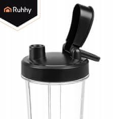 Ruhhy Električni blender i mikser od stakla od 1200 W i vrč crne boje