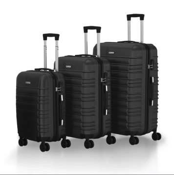 Homestar Set tvrdih kofera 3 dijela 35x20x48 cm crni