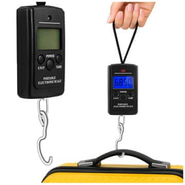 Zortiva Digitalna vaga za prtljagu s LCD pozadinskim prikazom do 40 kg