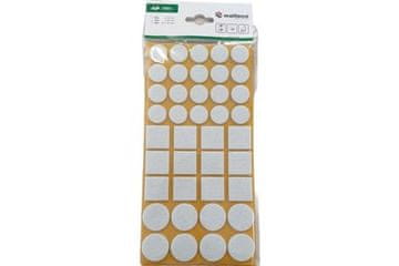 Walteco Set filcanih jastučića Set of felt pads, white, 120 pcs.
