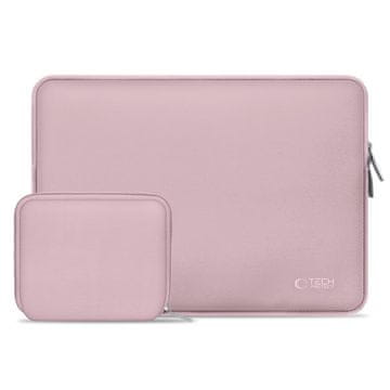 Tech-protect Neoslim torba za laptop 15-16" + torbica za pribor - ružičasta