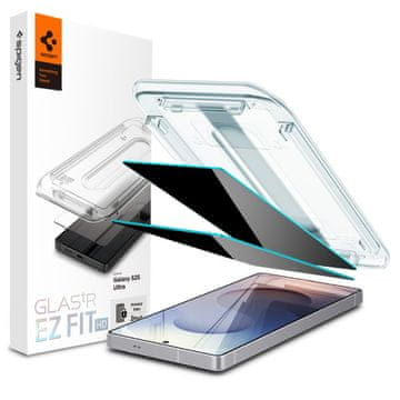Spigen Zaštitna stakla s aplikatorom za Samsung Galaxy S25 Ultra Glas.TR Ez Fit Privacy - 2 kom.