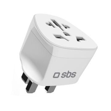 SBS Univerzalni putni adapter za UK - bijeli