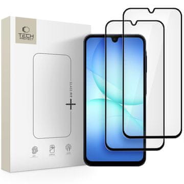 Tech-protect Kaljeno staklo za Samsung Galaxy A16 4G / 5G / A26 5G / A17 4G / 5G Glass Fit+ crno - 2 kom.
