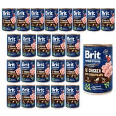 Brit Premium By Nature piletina i srca 24 x 400 g