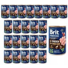 Brit Premium By Nature piletina i srca 24 x 400 g