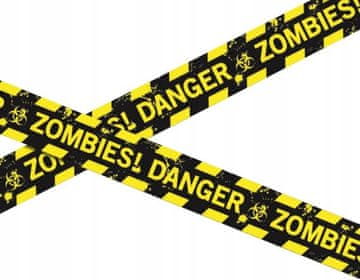 Fiestas Guirca ZOMBIJI! OPASNOST Noć vještica policijska traka za upozorenje žuto-crna 6 m