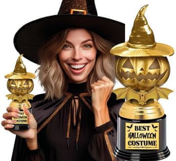 Fiestas Guirca Puchar Trofeum Statuetka Nagroda za Najlepszy Kostium DYNIA Halloween Bal