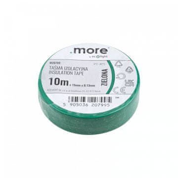 Eco light Izolacijska traka 15 mm x 0,13 mm ZELENA 10 m