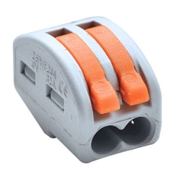 Tracon Electric Dvostruki brzootvarajući konektor 0,5-4 mm2 OVO2,5-2