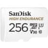 SANDISK High Endurance microSDXC 256GB V30 s adapterom