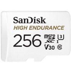 SANDISK High Endurance microSDXC 256GB V30 s adapterom