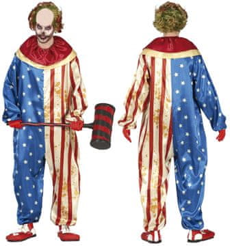Guirca Strój Kostium Klaun USA Clown Horror Halloween L