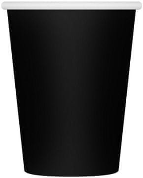 GoDan KUBECZKI Papierowe CZARNE 250ml 6szt.