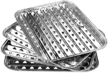 ARPEX Tacki Aluminiowe Tacka Grill Piknik 28x22 5cm 4szt