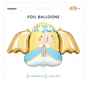 Balon Foliowy Anioł Chrzest Komunia 103x58 cm