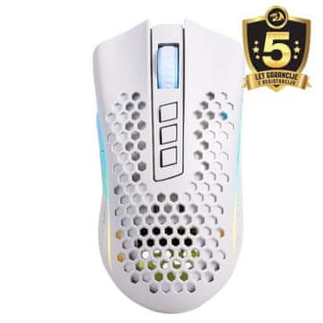 Redragon STORM PRO M808 BEŽIČNI/ŽICNI MIŠ – BIJELI