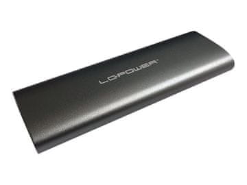 LC Power LC-Power LC-M2-C-MULTI-2 Kućište za M.2 SSD, Antracit
