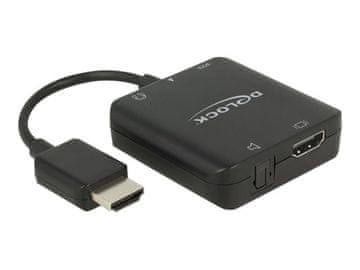 Delock DeLOCK HDMI Adapter Tip A (M) na Tip D (M), crni