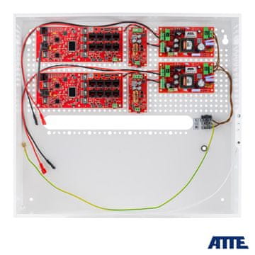 slomart AT3 SFP+ modul za 16 IP kamera, 16x 1GbE + 2x 1GbE (SFP+), ATTE IPUPS-16-20-H