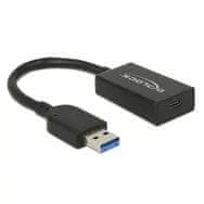 Delock DeLOCK 65698 USB 3.2 Gen 2 kabel (10 Gbit/s), 0.15 m, USB-A na USB-C, crni