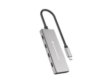 Conceptronic Conceptronic HUBBIES16G USB 3.2 Gen 2 Hub (10Gbps) - sivi