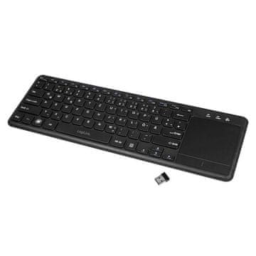 LogiLink LogiLink ID0188 Tipkovnica Uredska RF Wireless QWERTZ Njemačka Crna