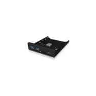 IcyBox ICY BOX IB-HUB1417-i3 USB 3.0 Hub - crni