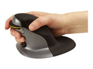 Fellowes Fellowes Penguin miš, bežični, ambidekstralni, S veličina, crno/srebrni