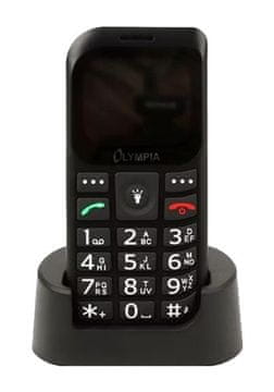 Olympia Olympia BELLA+ mobitel na tipke, crni