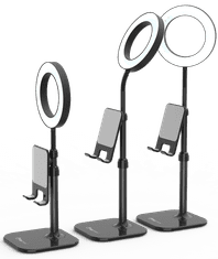 Digipower Success Phone Holder sa 6-inčnim LED prstenastim svjetlom za pametni telefon i tablet - DP-WSH-PH6
