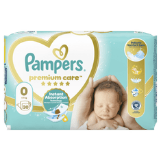 Pampers pelene Premium Care 0 Newborn, 30 kom