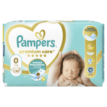 Pampers pelene Premium Care 0 Newborn, 30 kom