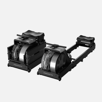 Kingsmith WM20 sprava za veslanje s magnetsko-vodenim otporom, sklopiva, crna