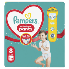 Pampers Active Baby Pants pelene hlačice, veličina 8, 17+ kg, 32 komada