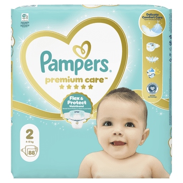 Pampers Pelene Premium Care, veličina 2 (4-8 kg), 88 pelena