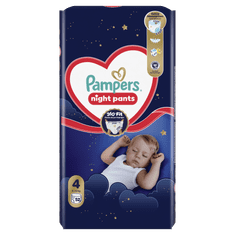 Pampers Night Pants pelene gaćice, veličina 4, 9–15 kg, 52/1