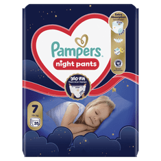 Pampers Night Pants pelene gaćice, veličina 7, 15+ kg, 35/1