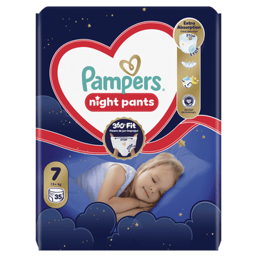 Pampers Night Pants pelene gaćice, veličina 7, 15+ kg, 35/1