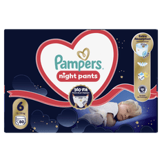 Pampers Night Pants pelene gaćice, veličina 6, 13–19 kg, 80/1