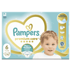 Pampers Premium Care pelene, veličina 6, 13–18 kg, 76/1