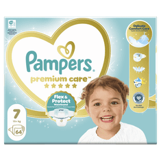 Pampers Premium Care pelene, veličina 7, 15+ kg, 64/1