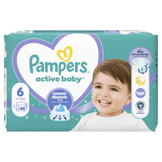 Pampers Active baby pelene, veličina 6, 13-18 kg, 48/1