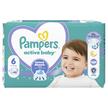 Pampers Active baby pelene, veličina 6, 13-18 kg, 48/1