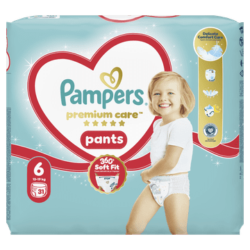 Pampers pelene gaćice Premium Care Pants 6 (15+ kg) Extra Large 31 komada.